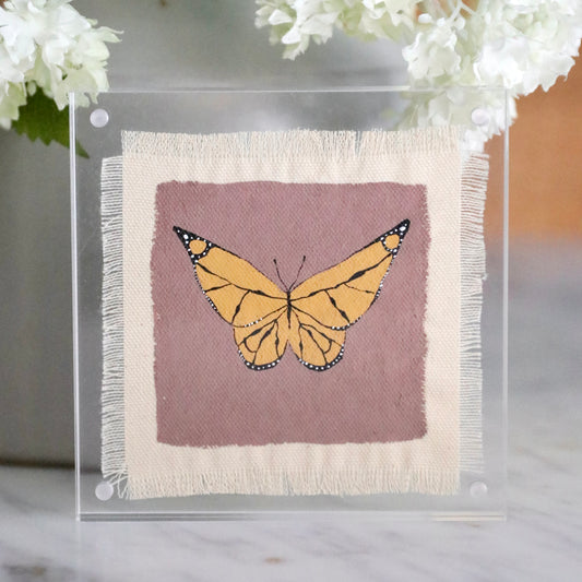 Monarch Butterfly Linen No. 02