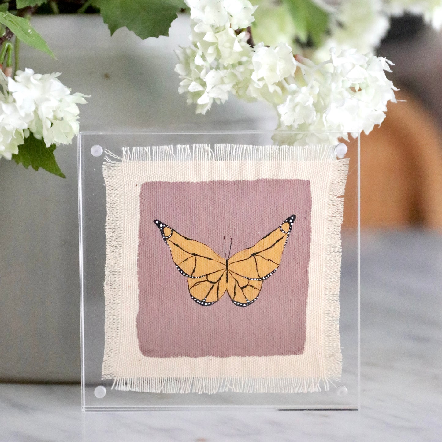 Monarch Butterfly Linen No. 01