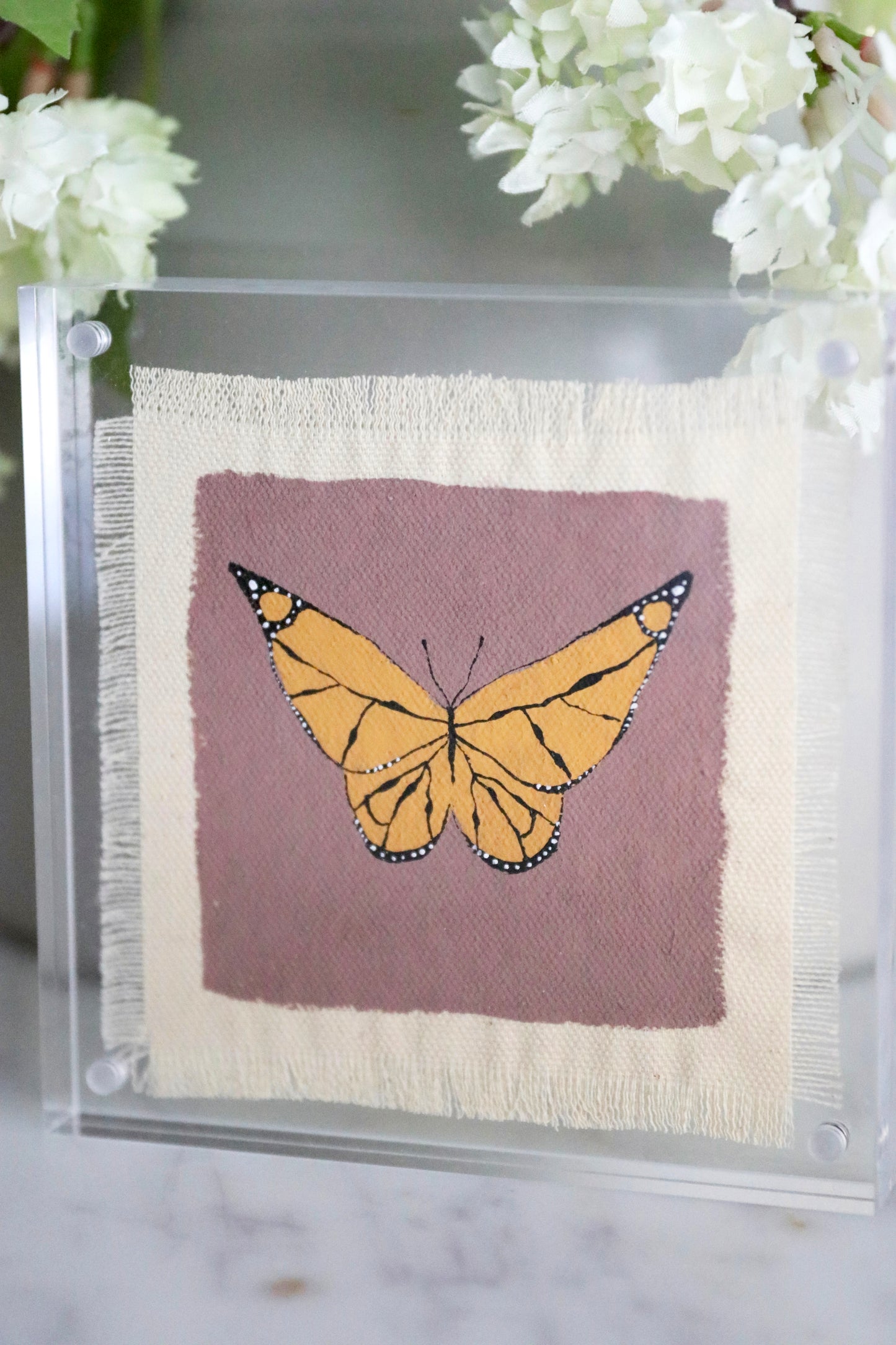 Monarch Butterfly Linen No. 02